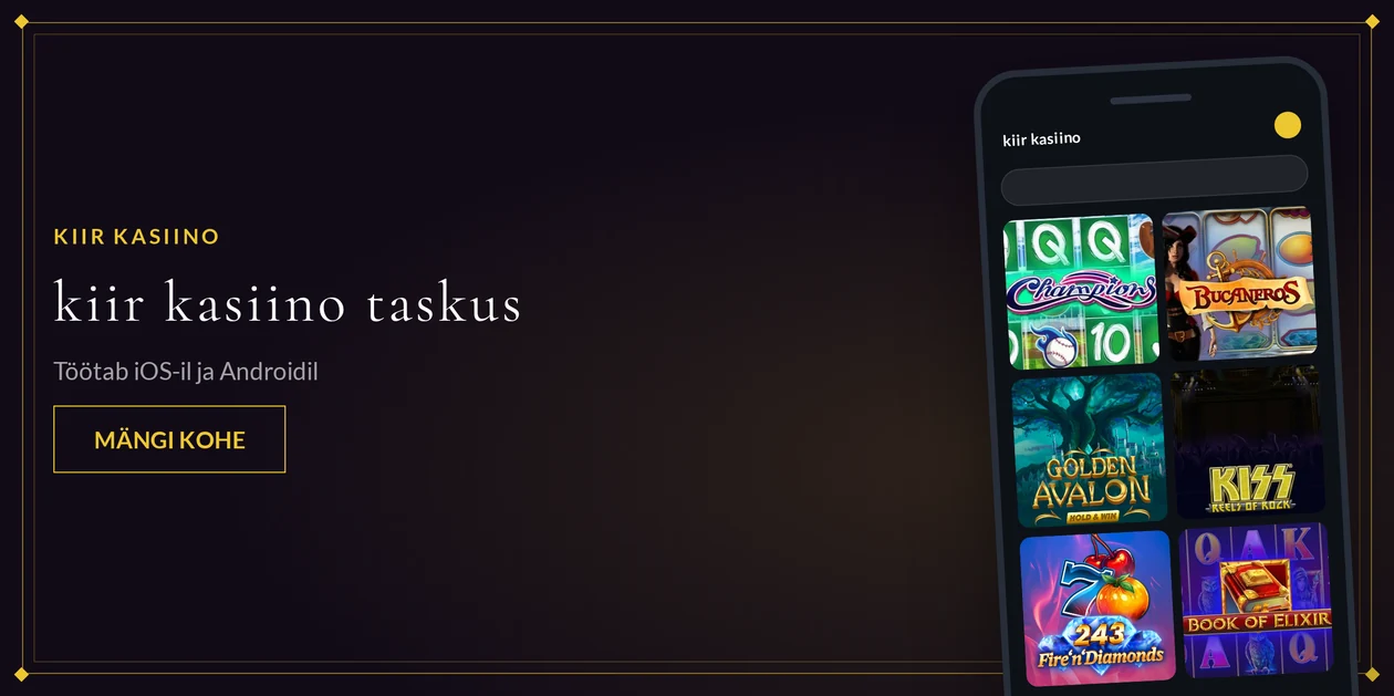 Mobiilirakendust installi kohe.