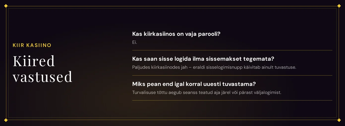 Loe lühikesi vastuseid